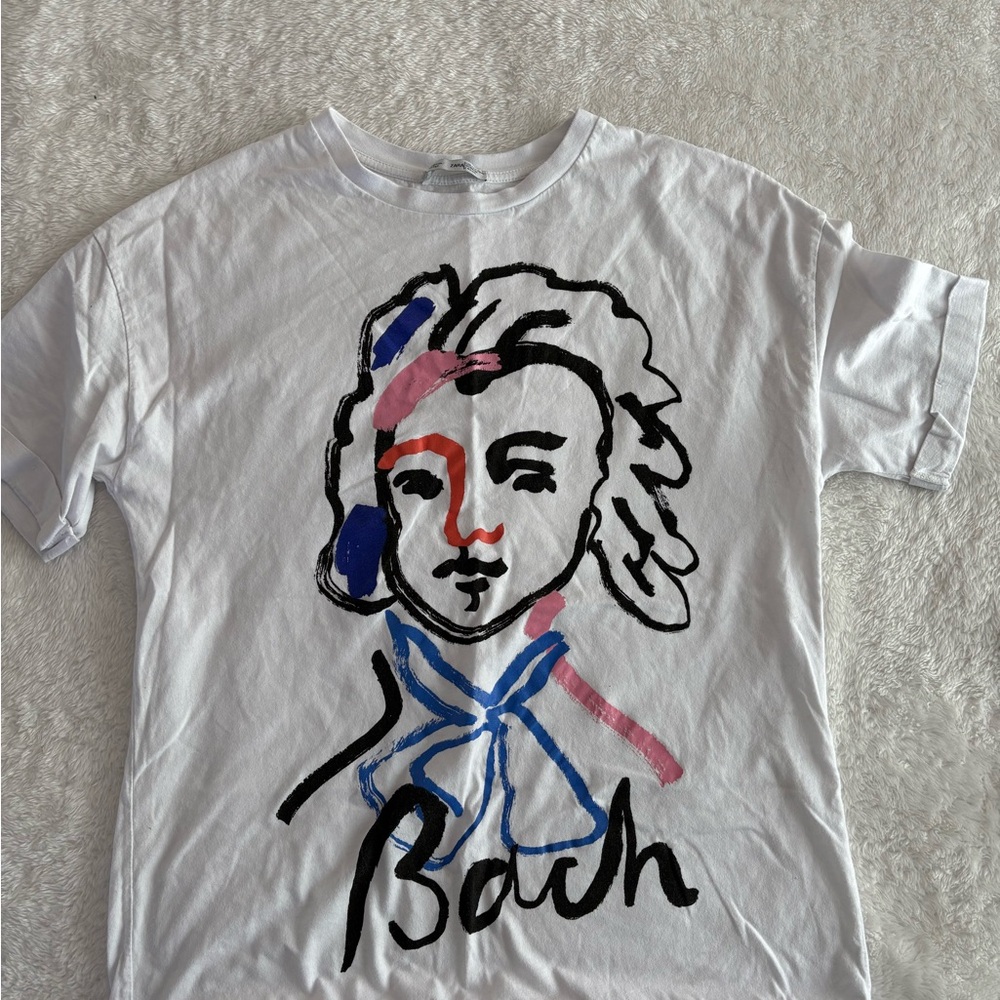 Zara White Basic T-Shirt